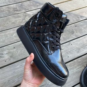 H&M NWT Patent Leather Black Boots